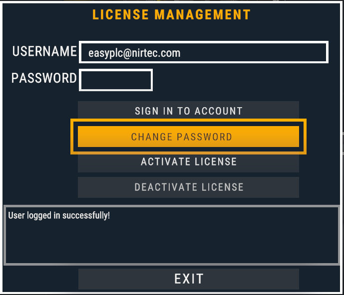 Change Password