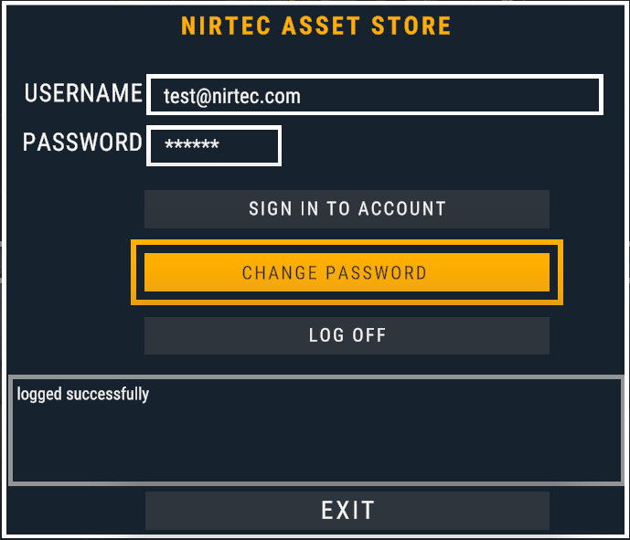 Change password