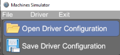 Open Driver Configuration
