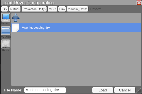 Open Driver Configuration