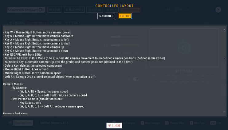 Controller Layout