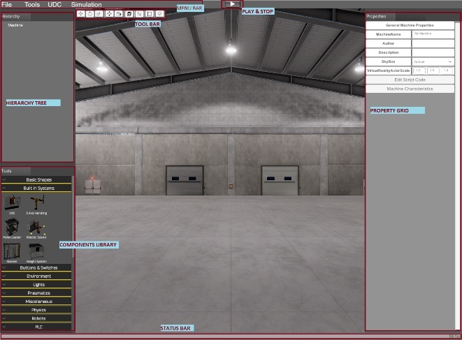 Machines Editor Interface