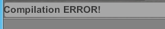 Compilation Error
