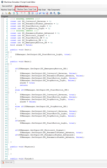 Demo Script Code 3