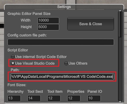Editor Options