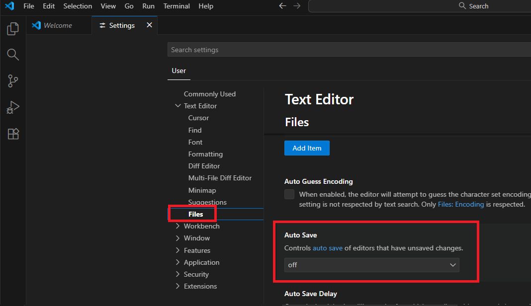 VS Code Auto Save