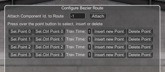 Configure Bezier Window