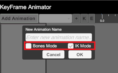 Keyframe Modes