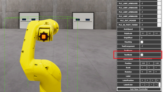 Scara Robot IK Settings