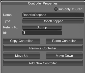 Robot Stopped Controller