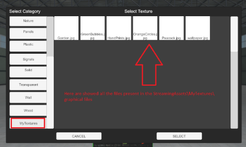 Texture Window Selector