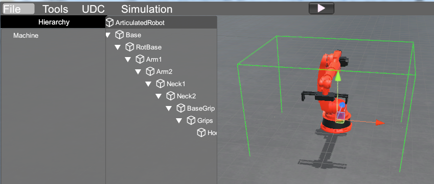 Articulated Robot UDC Hierarchy