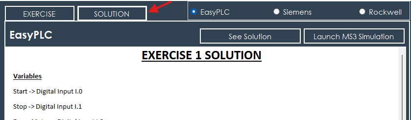 Exercises Solution