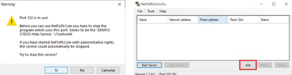 TIA Portal NetToPLCsim